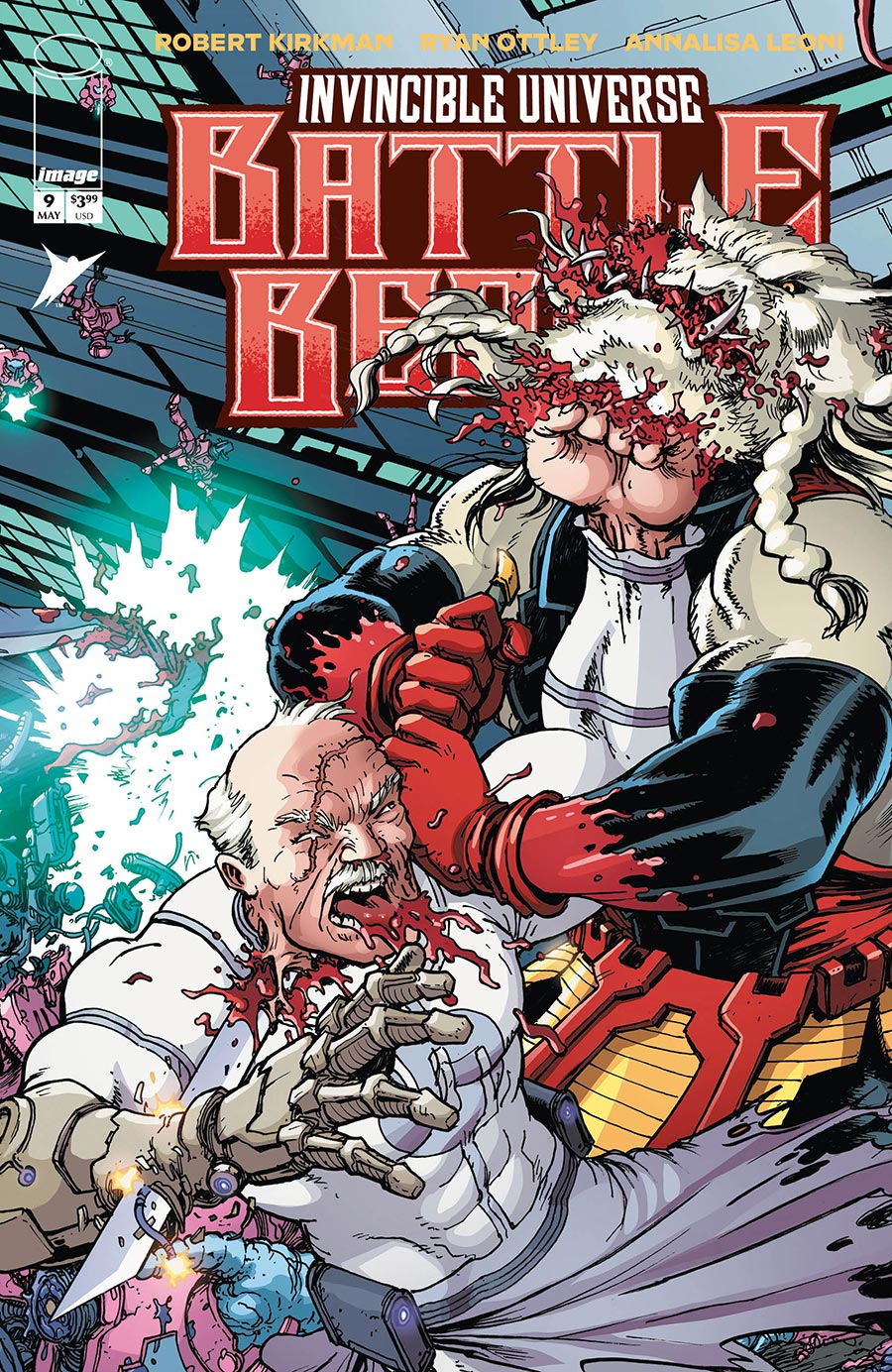 Invincible Universe Battle Beast #9 Cover C Incentive Chris Burnham & Brian Reber Variant Cover