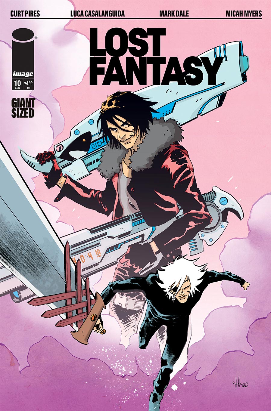 Lost Fantasy #10 Cover A Regular Luca Casalanguida Cover
