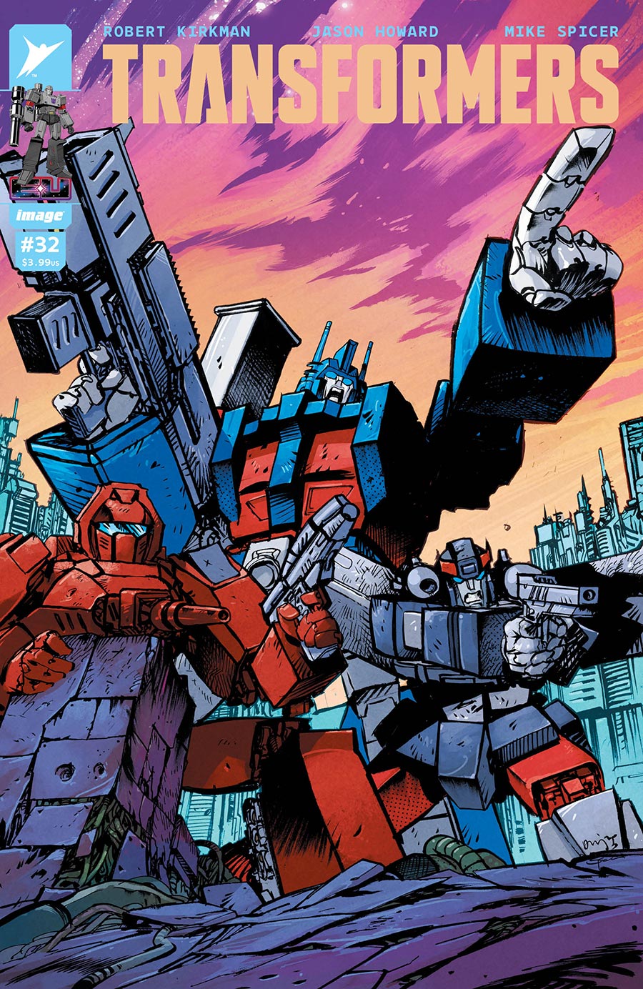 Transformers Vol 5 #32 Cover B Variant Daniel Warren Johnson & Mike Spicer Cover