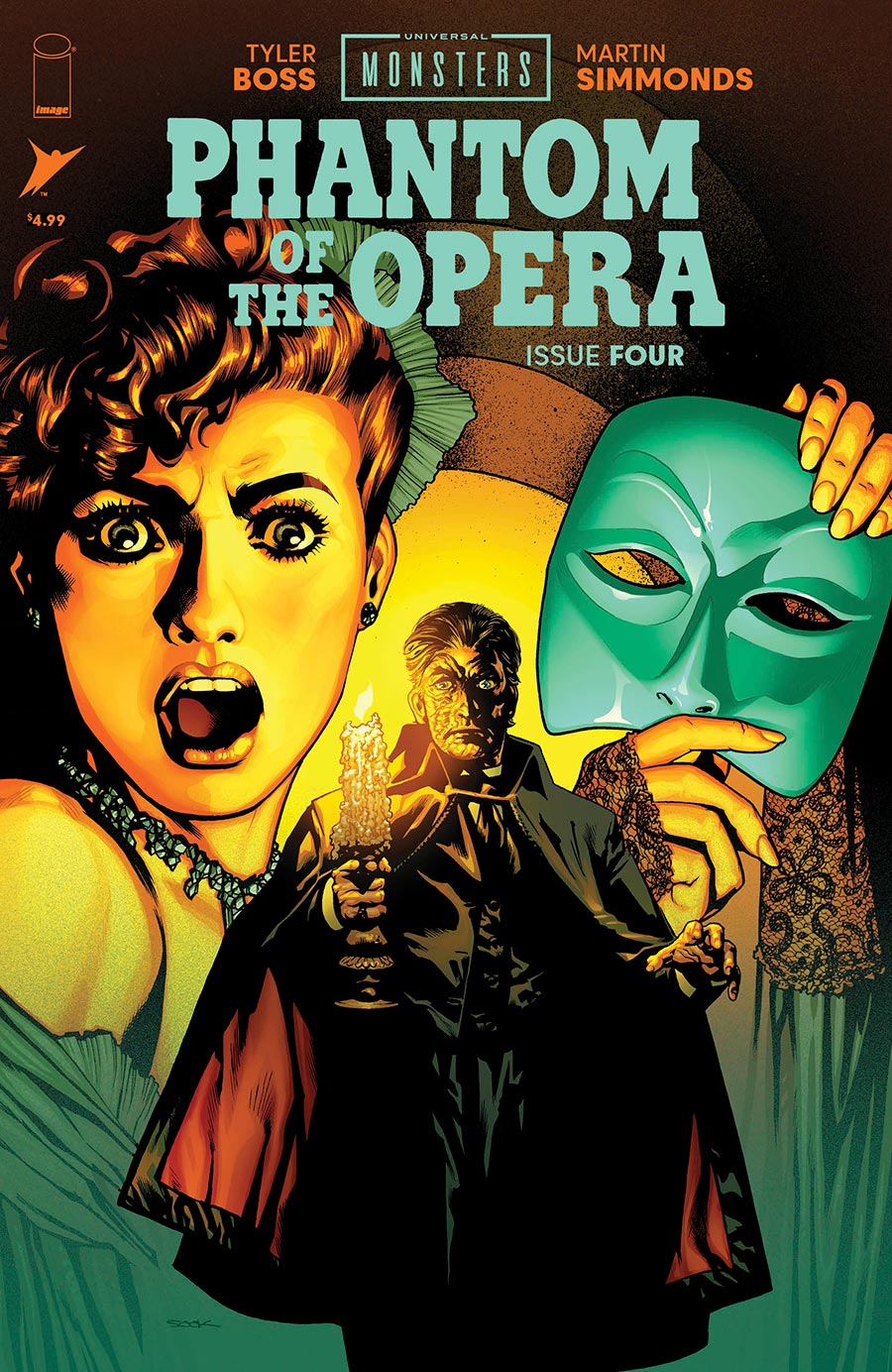 Universal Monsters The Phantom Of The Opera #4 Cover B Variant Ryan Sook Cover