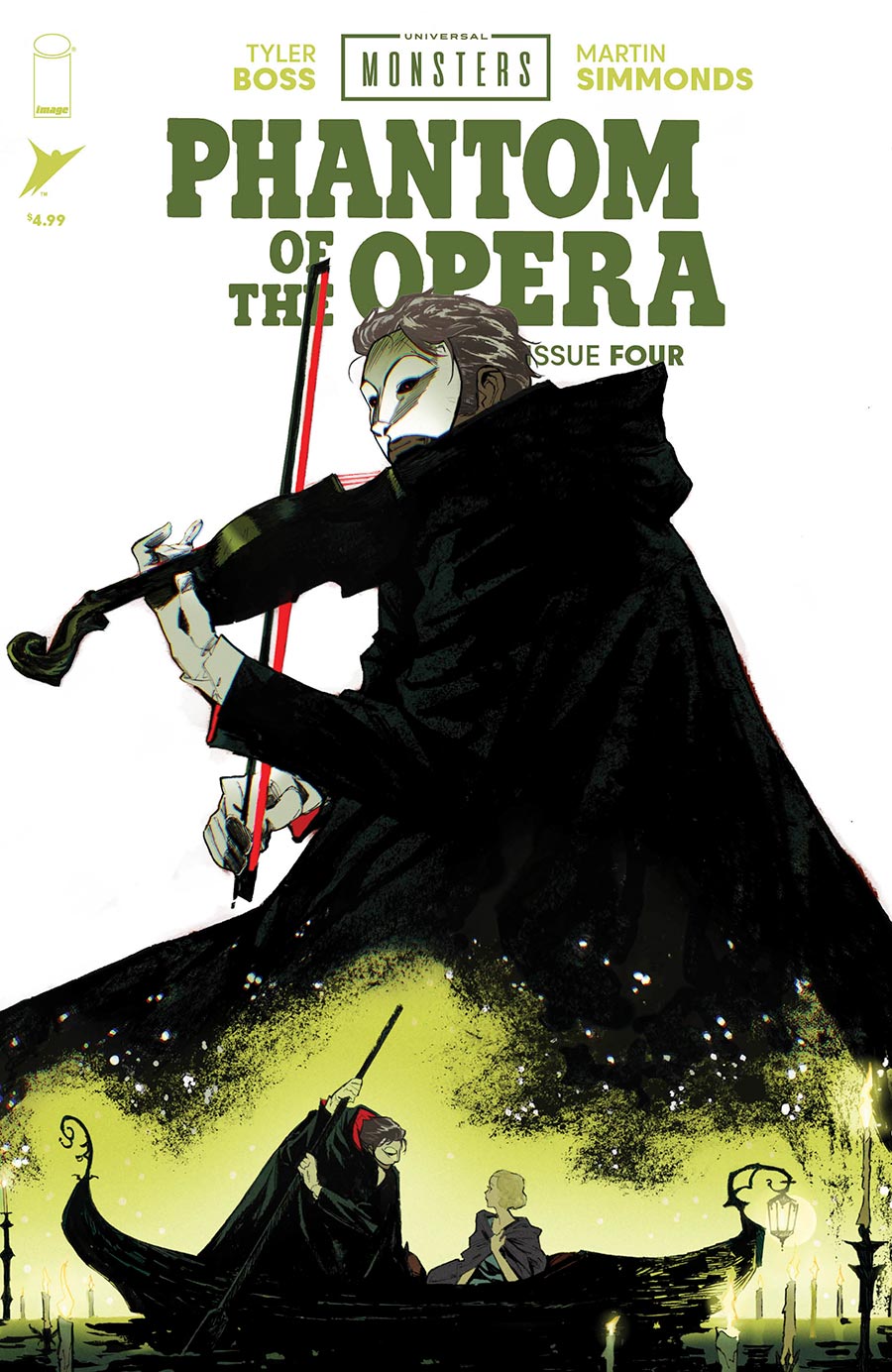 Universal Monsters The Phantom Of The Opera #4 Cover F Incentive Rossi Gifford Variant Cover