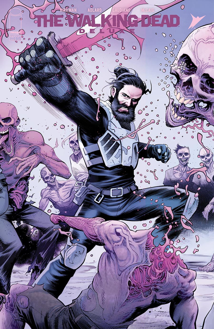 Walking Dead Deluxe #137 Cover C Variant Cliff Rathburn Connecting Cover