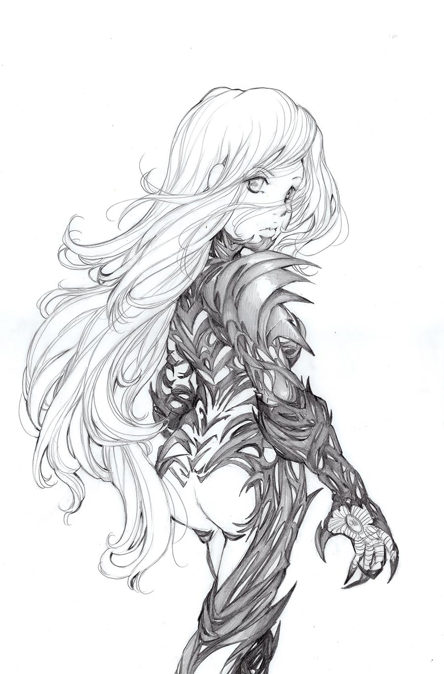 Witchblade Vol 3 #21 Cover D Incentive Camilla DErrico Black & White Cover