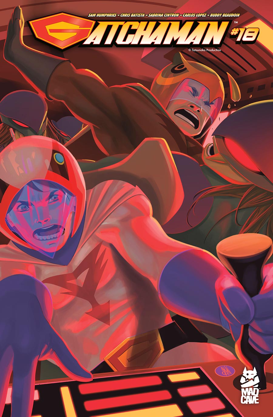 Gatchaman #18 Cover A Regular Inaki Miranda Cover