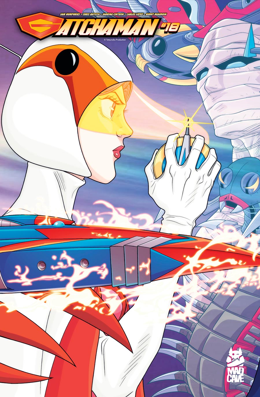 Gatchaman #18 Cover B Variant Chris Batista Sabrina Cintron & Tom Chu Connecting Cover
