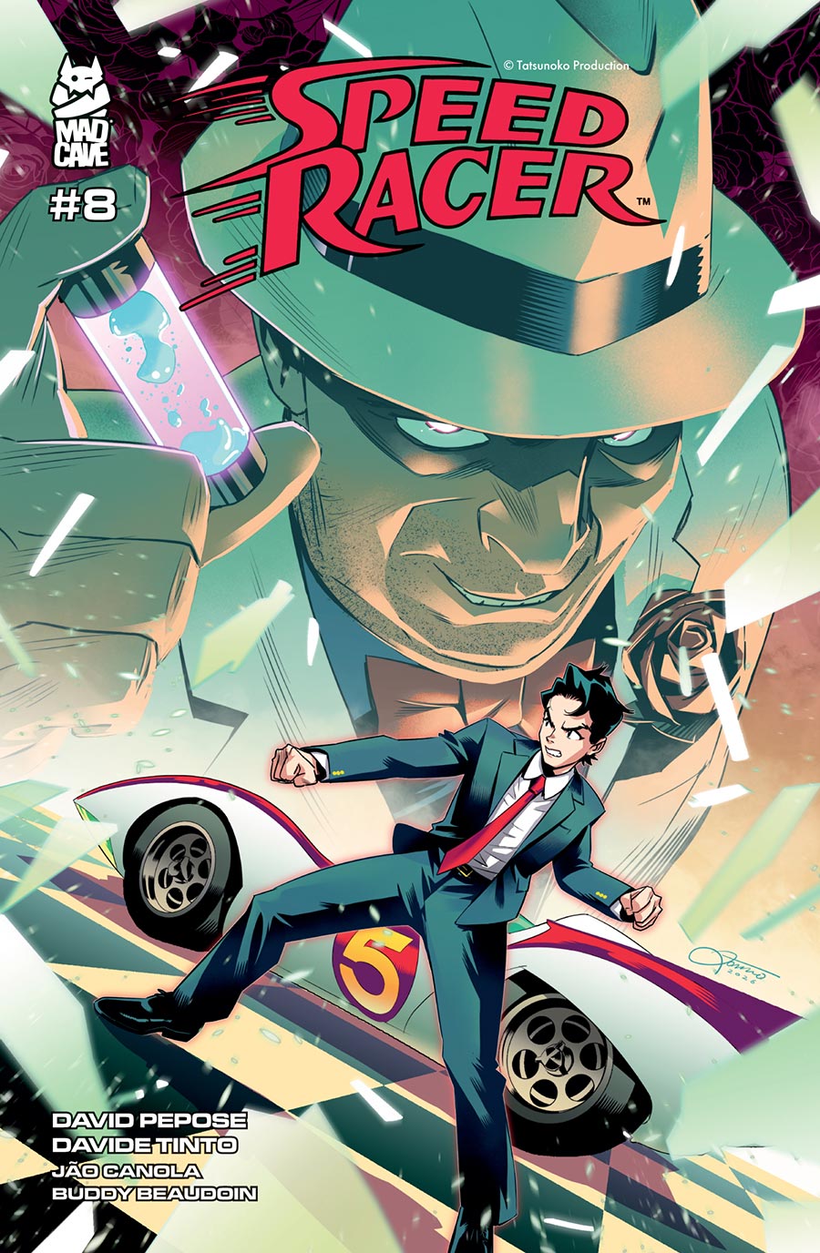 Speed Racer Vol 4 #8 Cover A Regular Alessio Zonno Cover