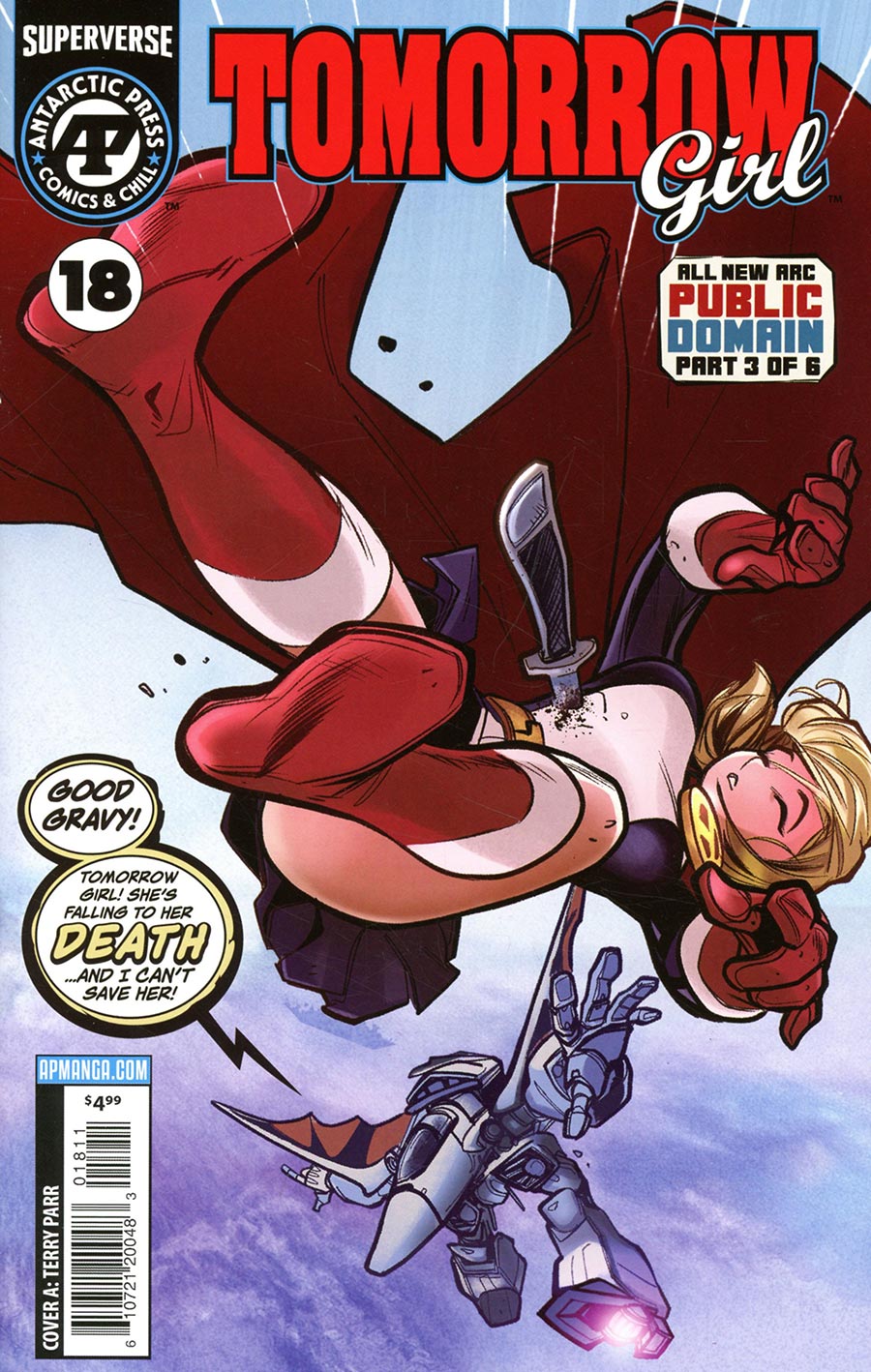 Tomorrow Girl #18 Cover A Regular Terry Parr Cover