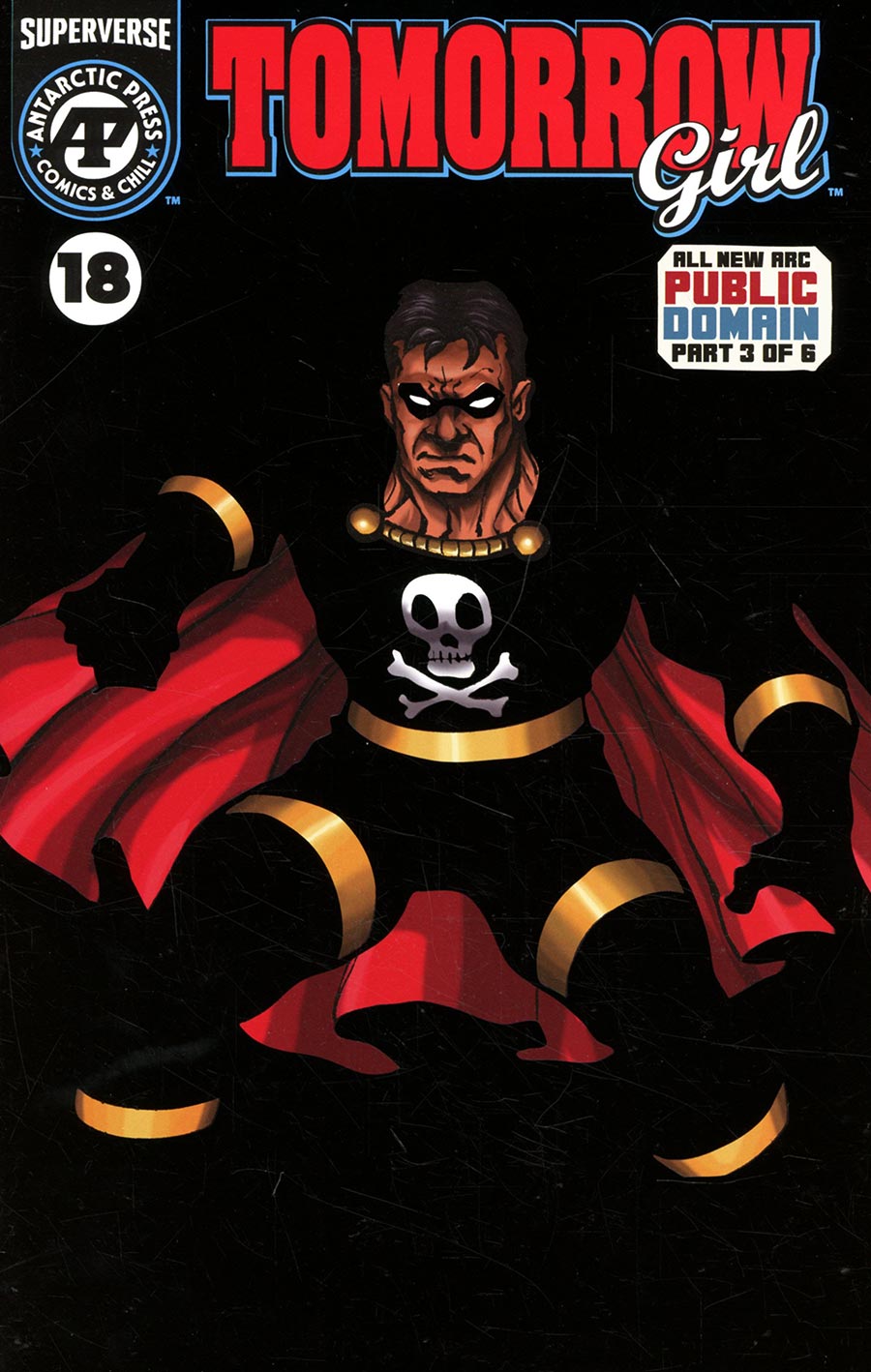 Tomorrow Girl #18 Cover B Variant Ben Dunn Black Terror Black Foil Cover