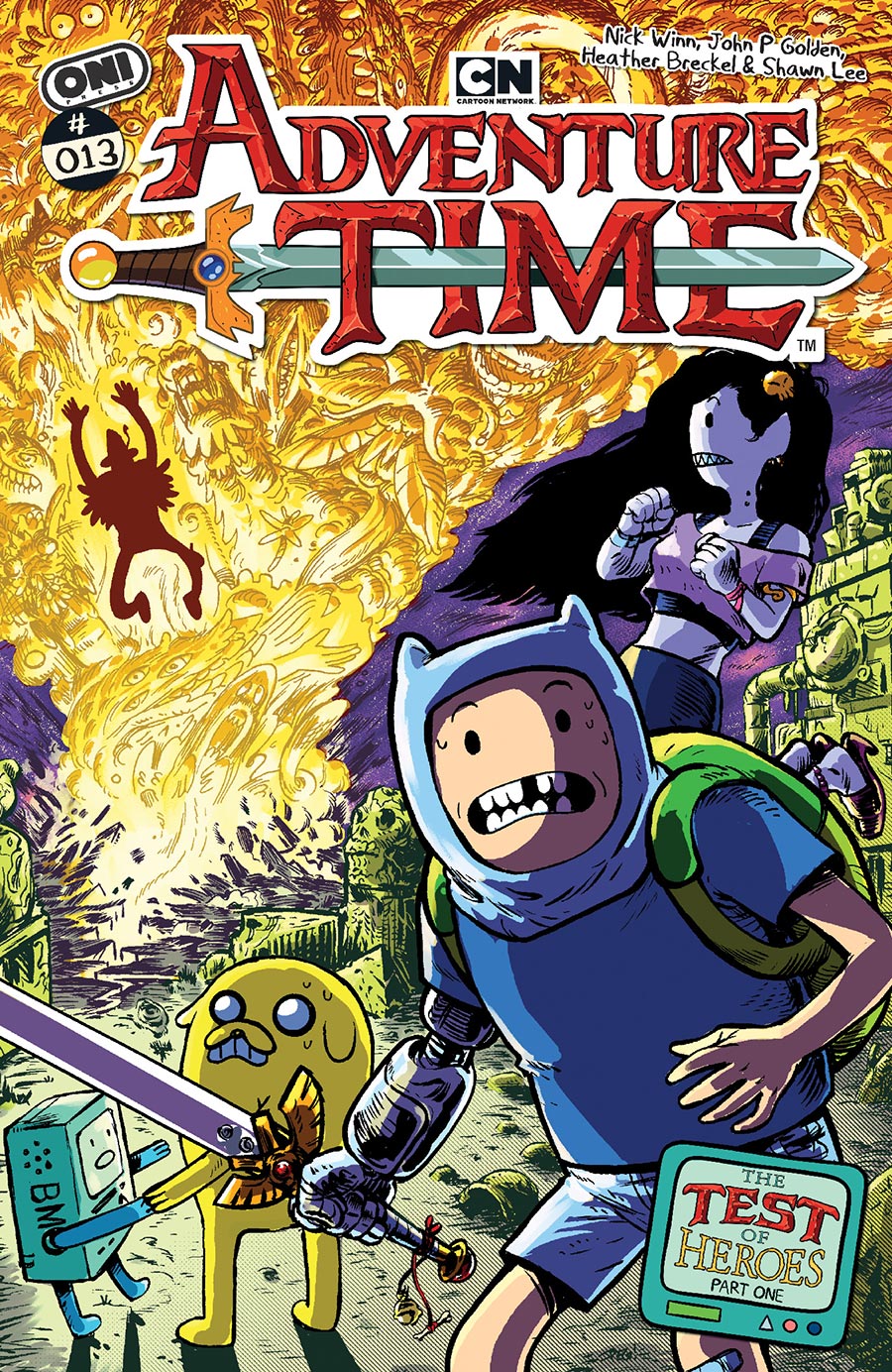 Adventure Time Vol 2 #13 Cover B Variant John P Golden Cover