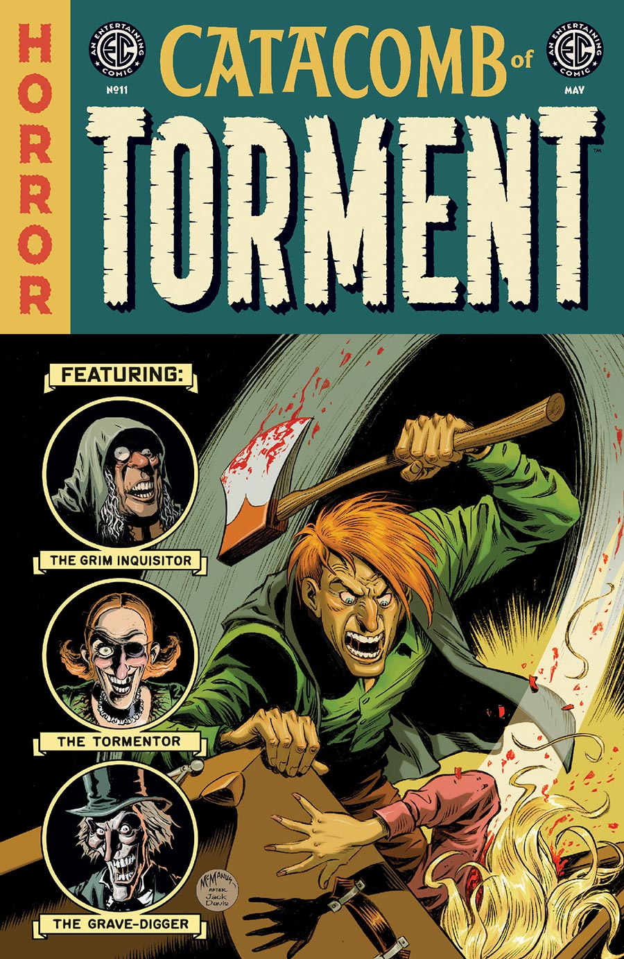 Catacomb Of Torment #11 Cover C Incentive Shawn McManus EC Homage Variant Cover (EC Comics)
