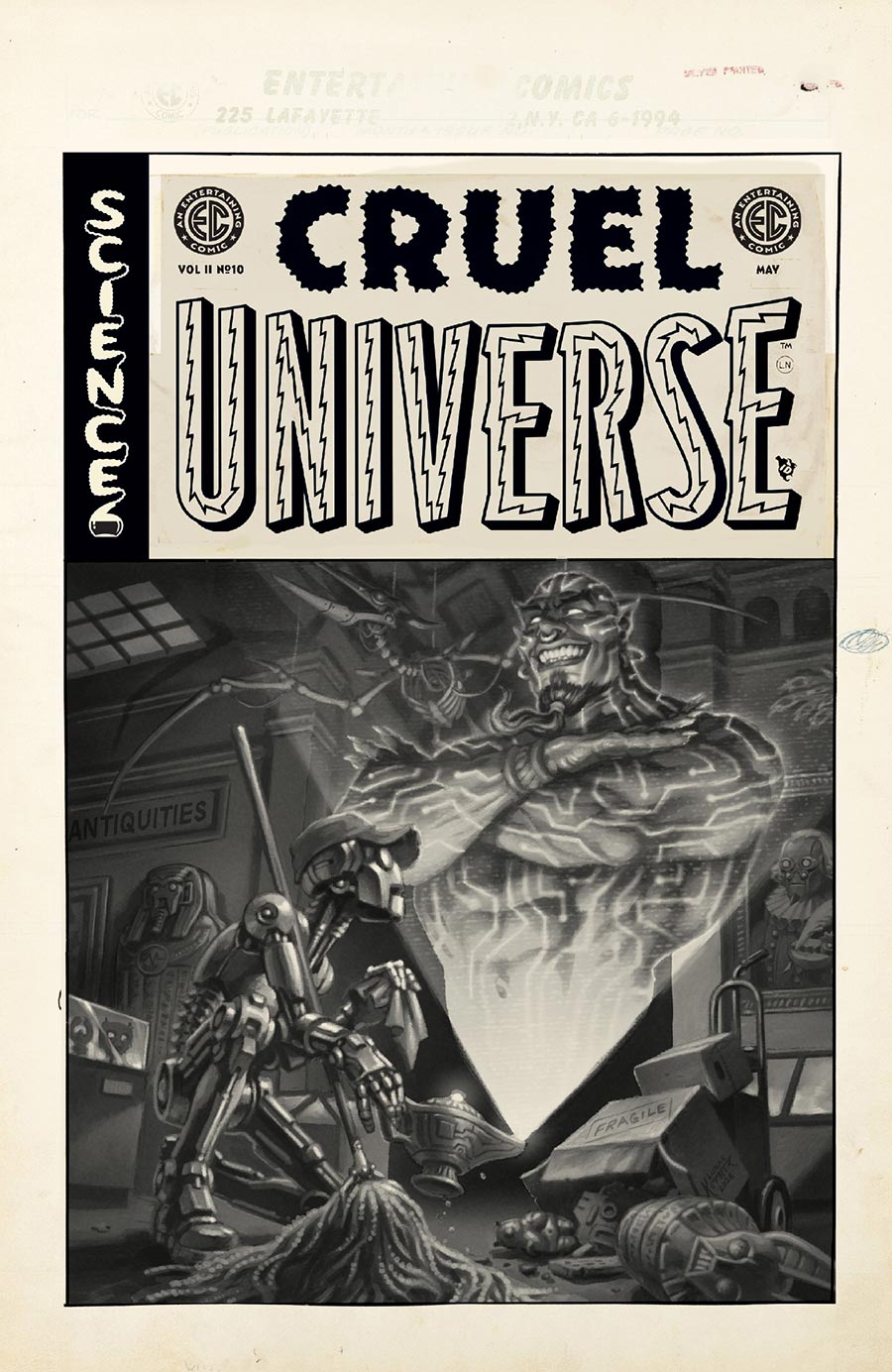 Cruel Universe Vol 2 #10 Cover D Incentive Lukas Ketner Black & White Artist Edition Cover (EC Comics)