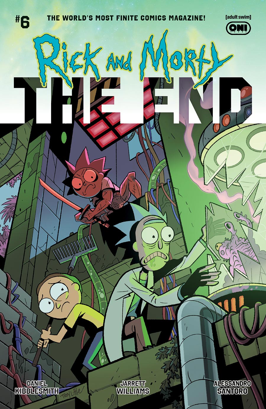 Rick And Morty The End #6 Cover B Variant Troy Little Cover