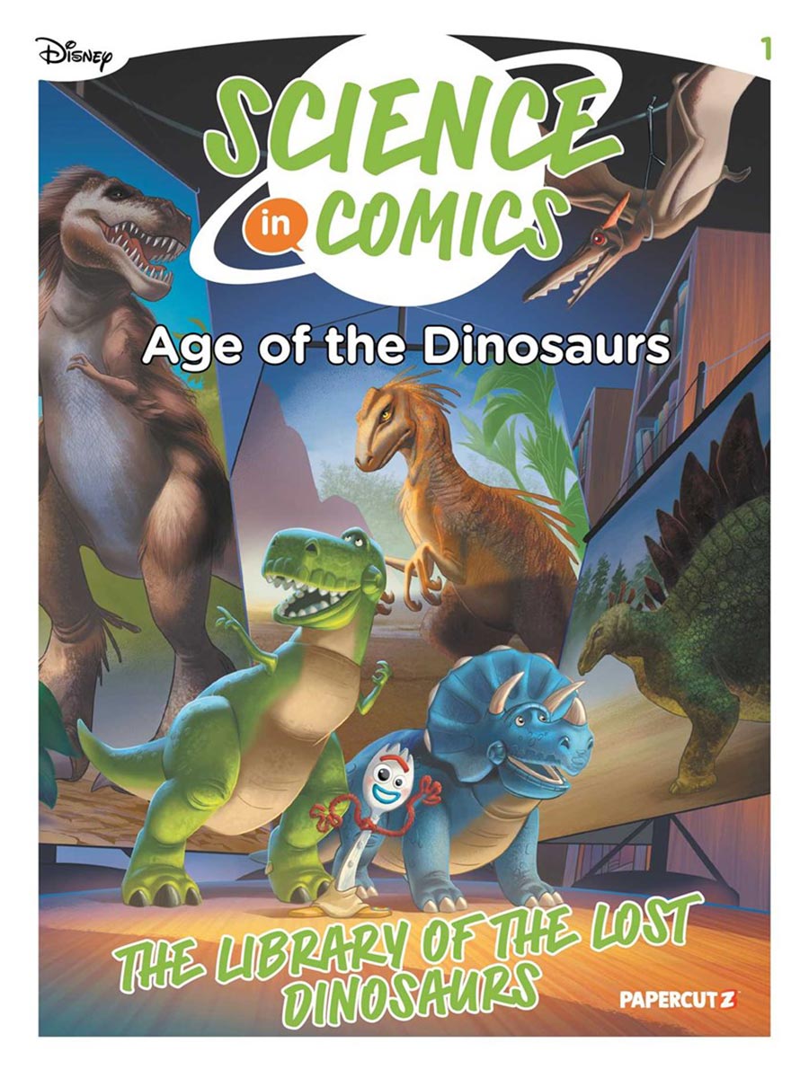 Disney Science In Comics Age Of The Dinosaurs The Library Of The Lost Dinosaurs TP
