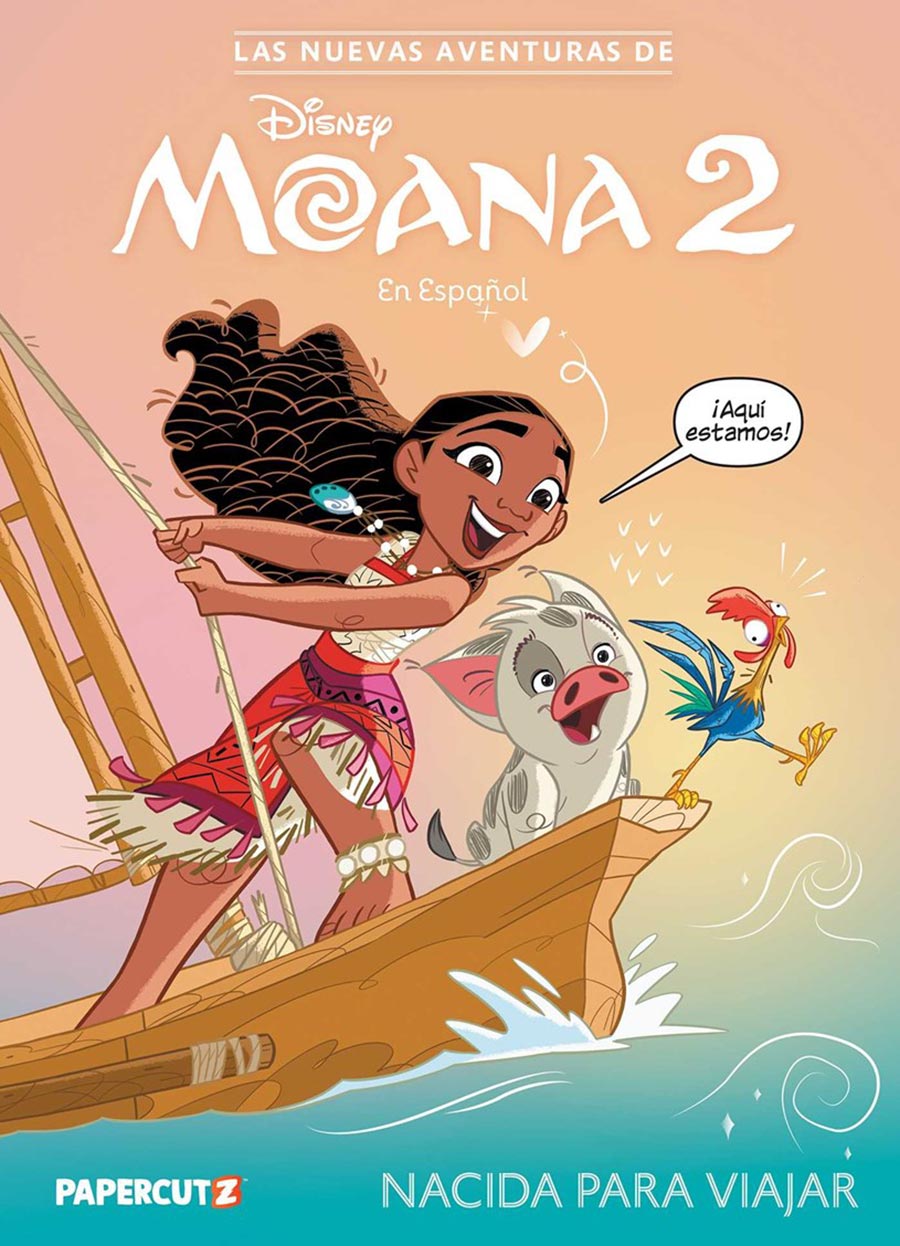 Disneys The New Adventures Of Moana 2 Vol 1 Born To Voyage HC (Spanish Language Edition)