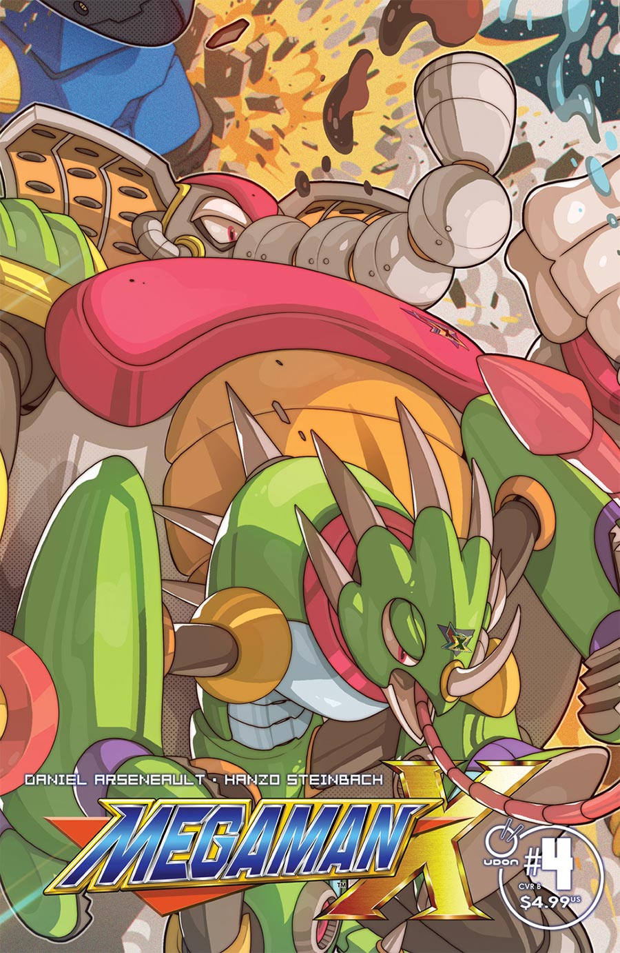 Mega Man X #4 Cover B Variant Edwin Huang Cover