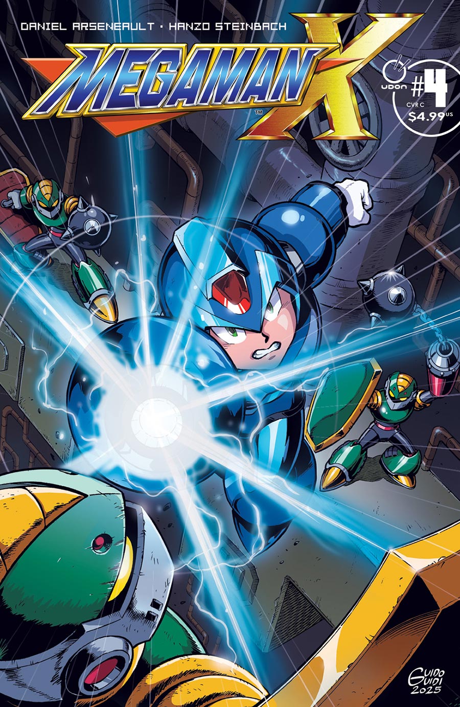 Mega Man X #4 Cover C Variant Guido Guidi Cover