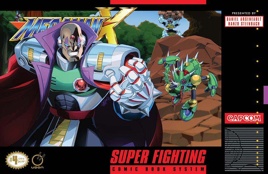 Mega Man X #4 Cover D Incentive Jeffrey Chamba Cruz Variant Cover