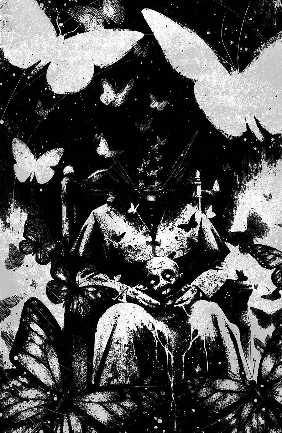 Nectar #3 Cover E Incentive Maan House Black & White Virgin Cover