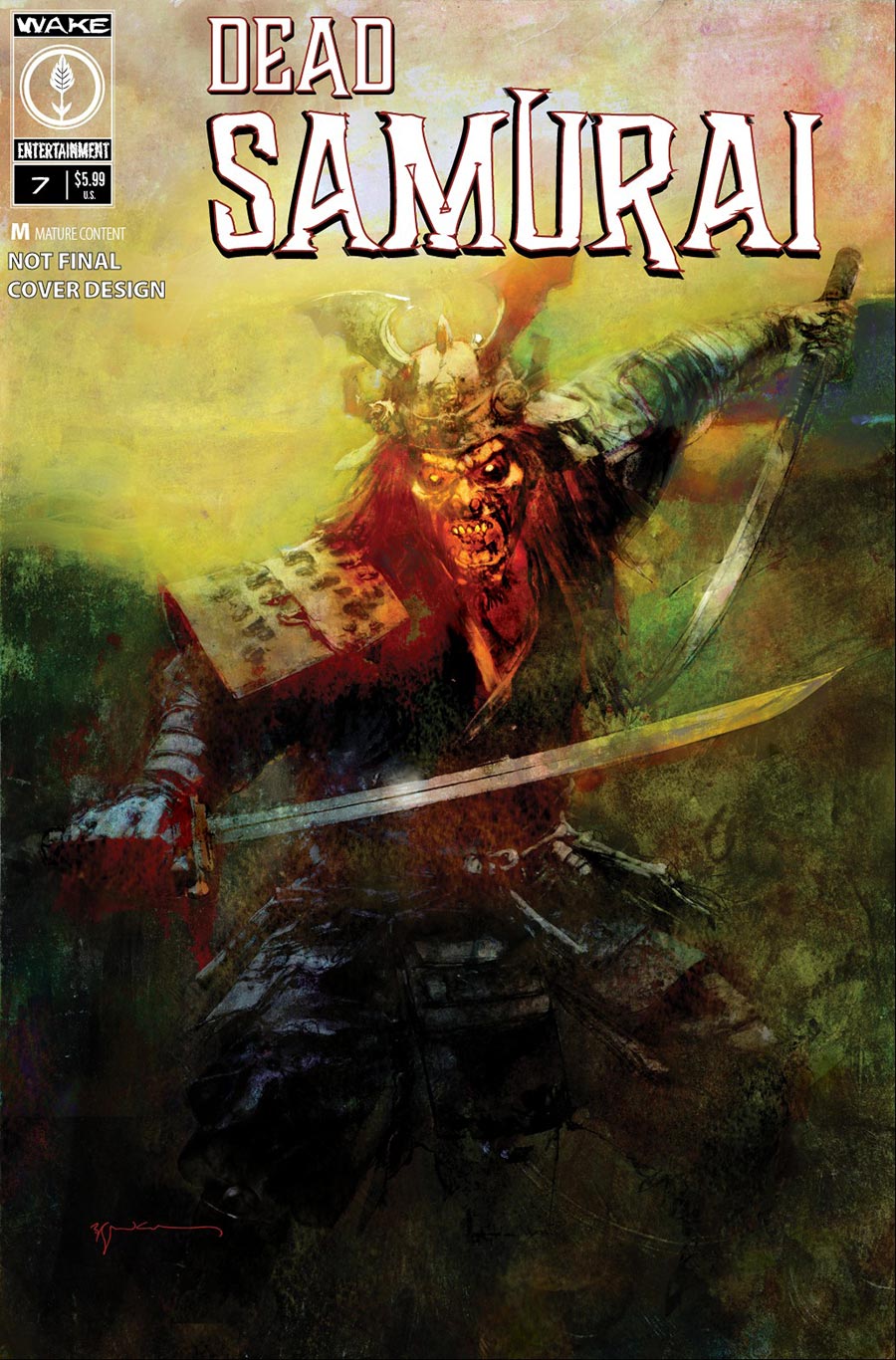 Dead Samurai #7 Cover A Regular Bill Sienkiewicz Cover