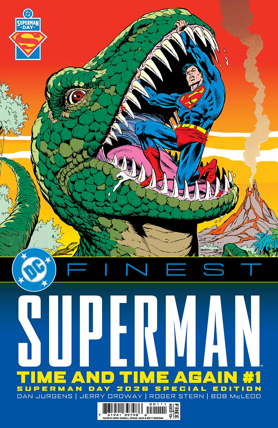 Superman Day 2026 DC Finest Presents Superman Time And Time Again #1 - FREE - Limit 1 Per Customer (Available Saturday 04-18-2026)
