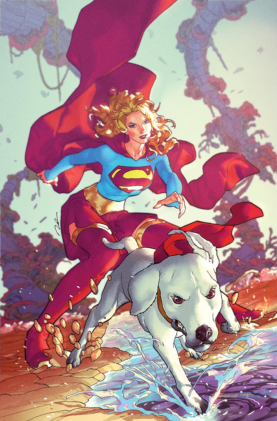 Superman Day 2026 Supergirl Woman Of Tomorrow #1 Cover A Regular Gerald Parel Cover - FREE - Limit 1 Per Customer (Available Saturday 04-18-2026)