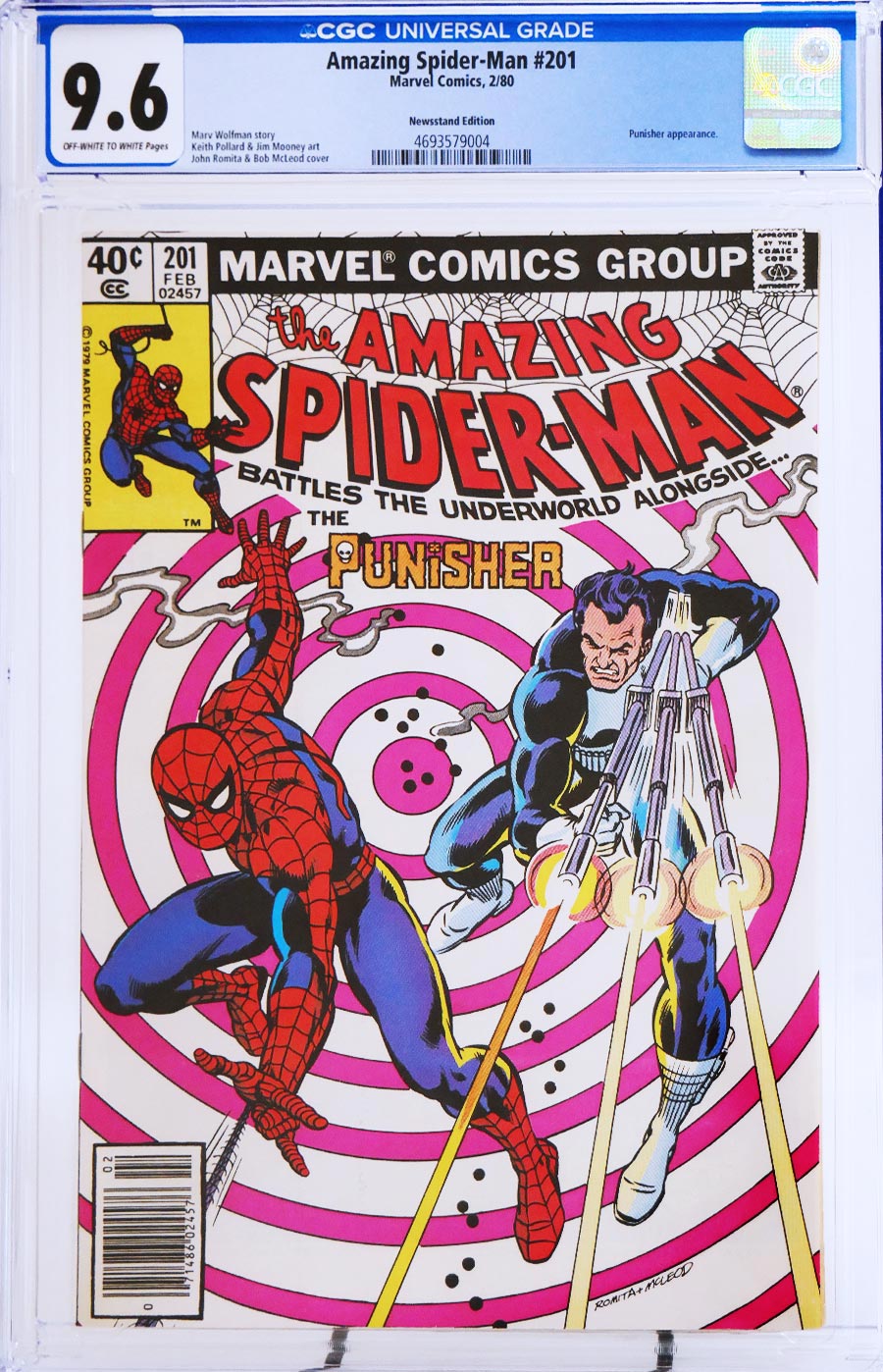 Amazing Spider-Man #201 Cover B CGC 9.6