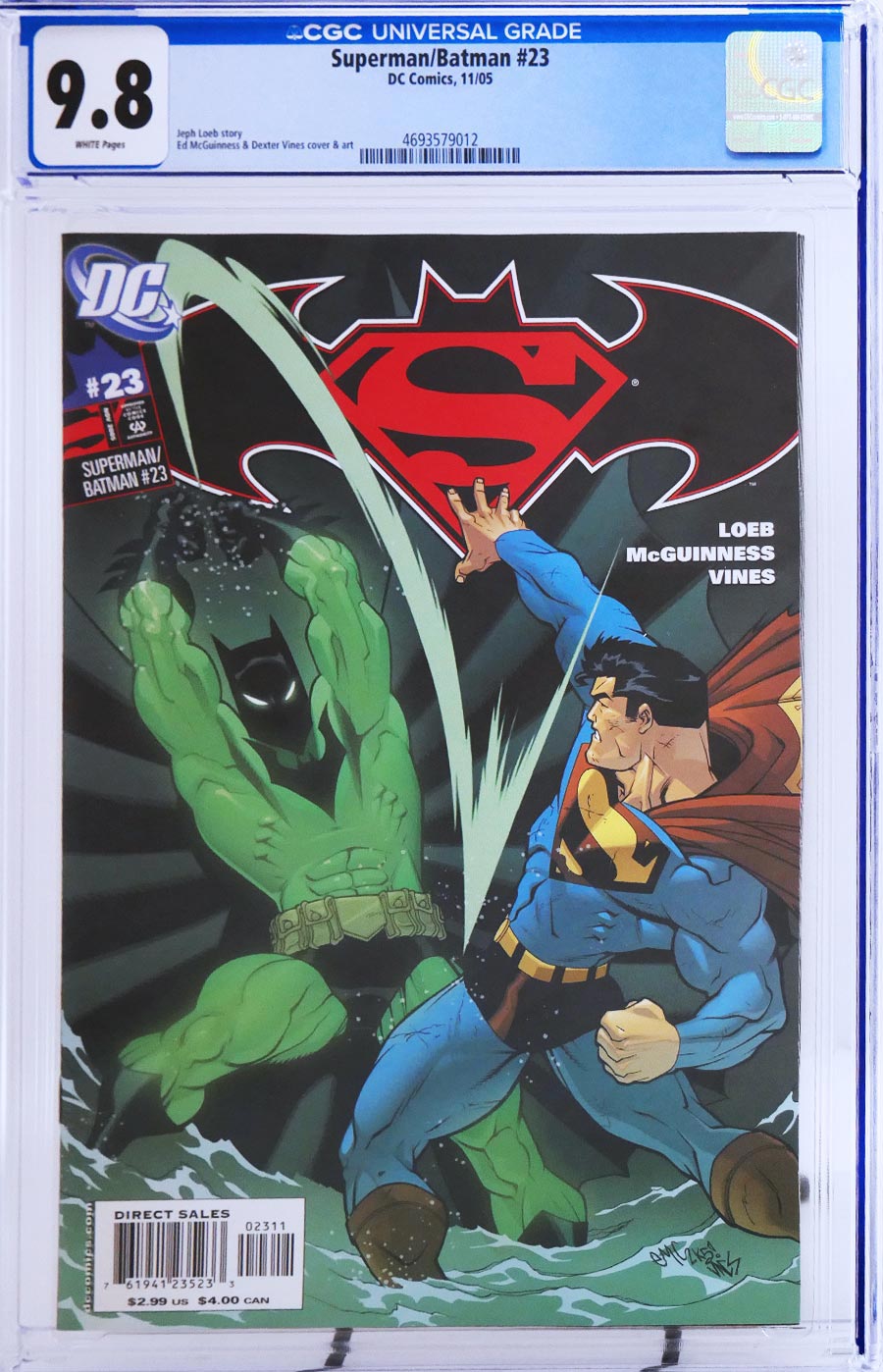 Superman Batman #23 Cover B CGC 9.8