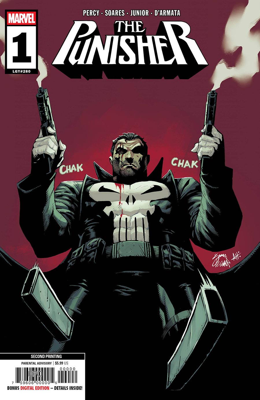 Punisher Vol 14 #1 Cover J 2nd Ptg Ryan Stegman Variant Cover