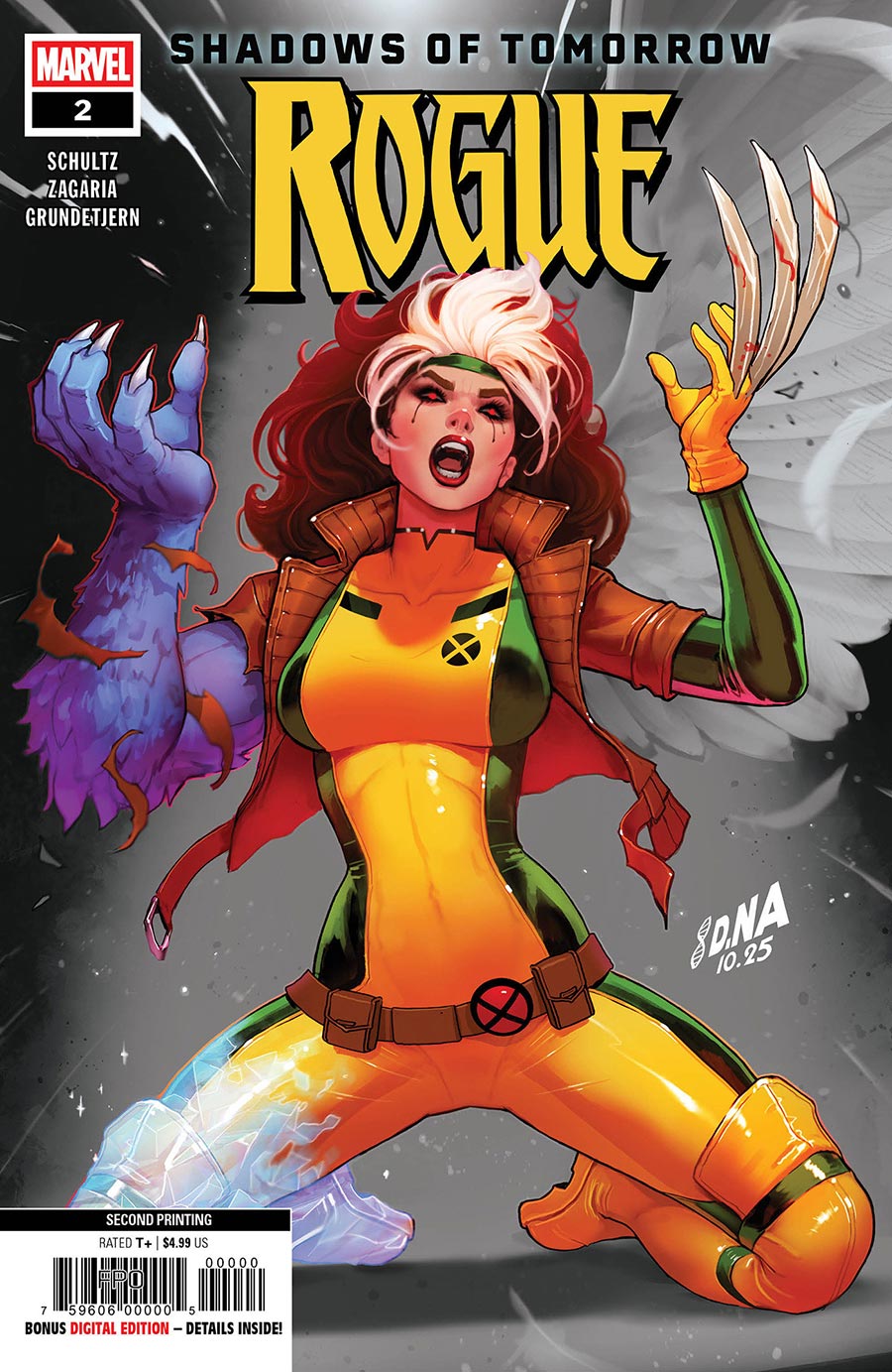Rogue Vol 4 #2 Cover F 2nd Ptg David Nakayama Variant Cover (Shadows Of Tomorrow Tie-In)