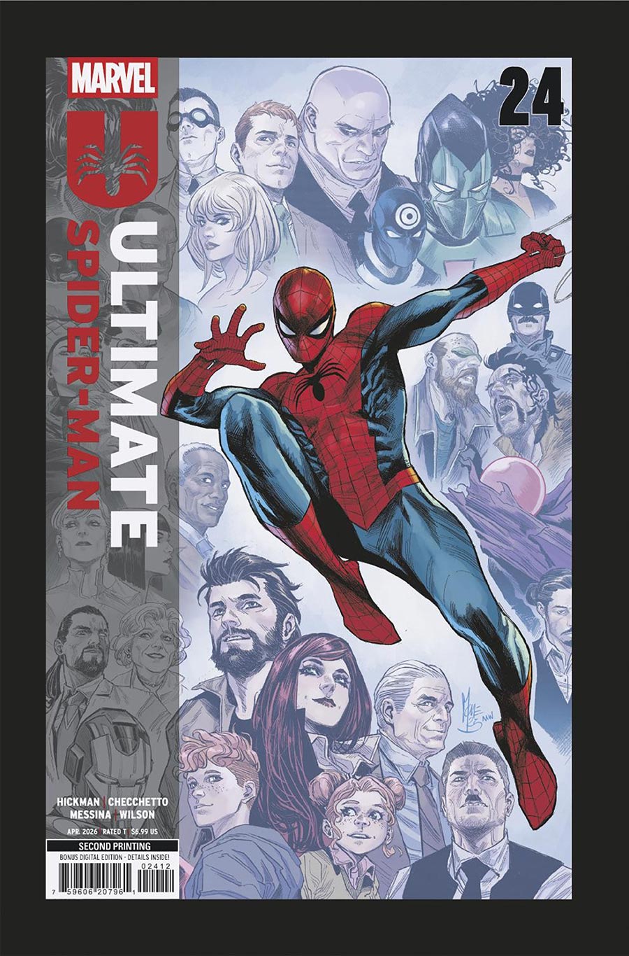 Ultimate Spider-Man Vol 2 #24 Cover J 2nd Ptg Marco Checchetto Variant Cover