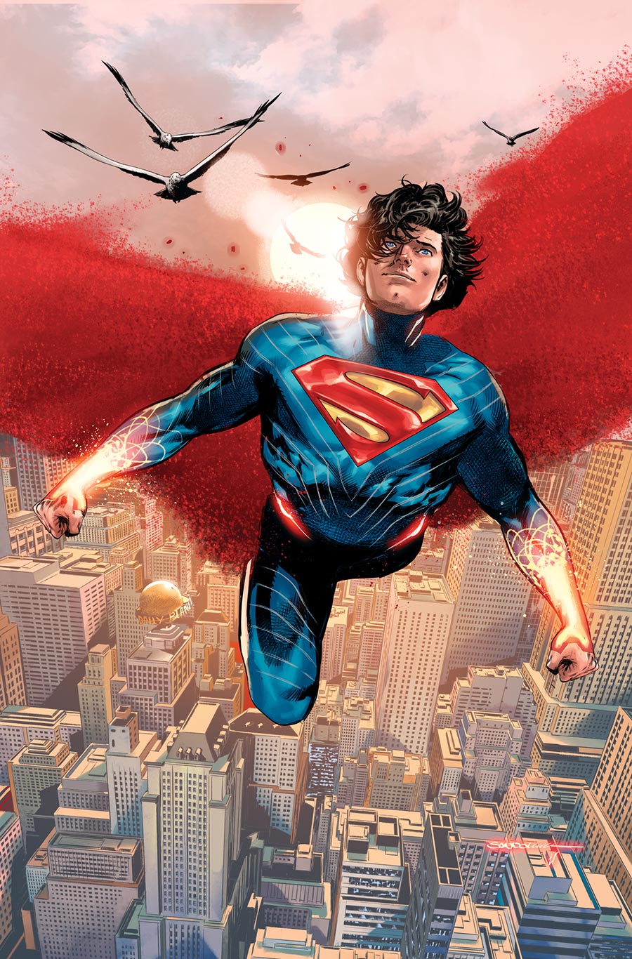 Absolute Superman #15 Cover E 2nd Ptg A Rafa Sandoval Logo Color Variant Cover (DC All In)