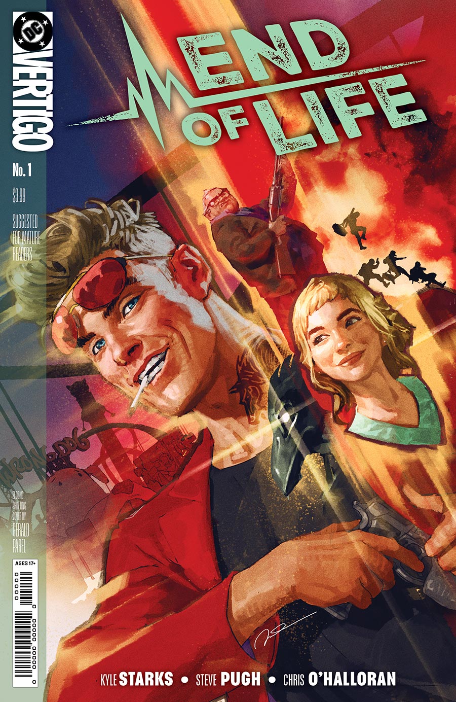 End Of Life #1 Cover G 2nd Ptg A Gerald Parel Logo Color Variant Cover