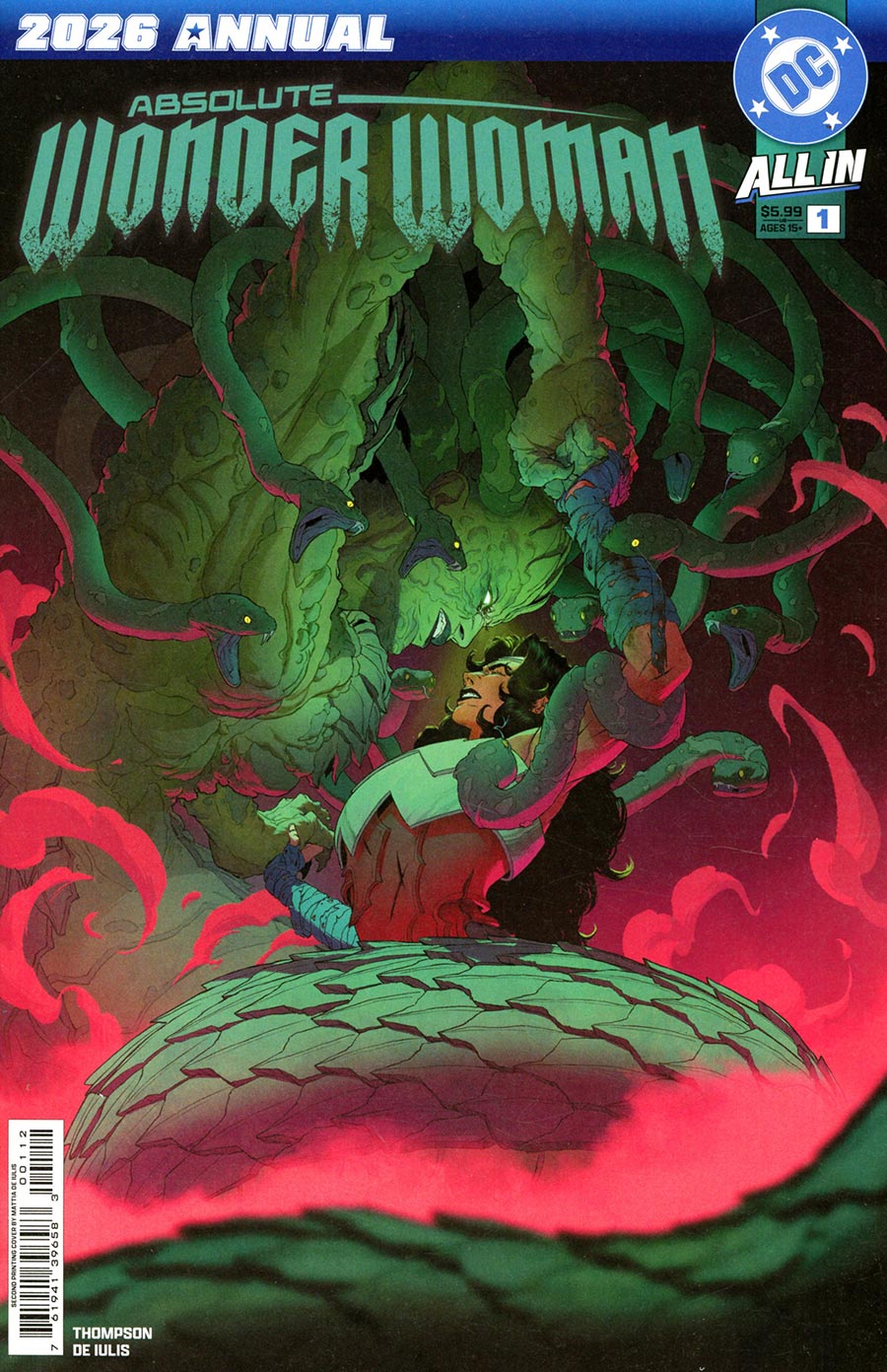 Absolute Wonder Woman Annual 2026 #1 (One Shot) Cover E 2nd Ptg A Mattia De Iulis Logo Color Variant Cover (DC All In)