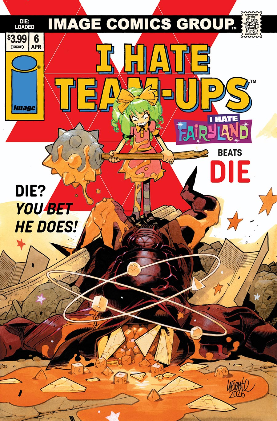 Die Loaded #6 Cover C Variant Davide Lafuente I Hate Fairyland Team-Up Cover
