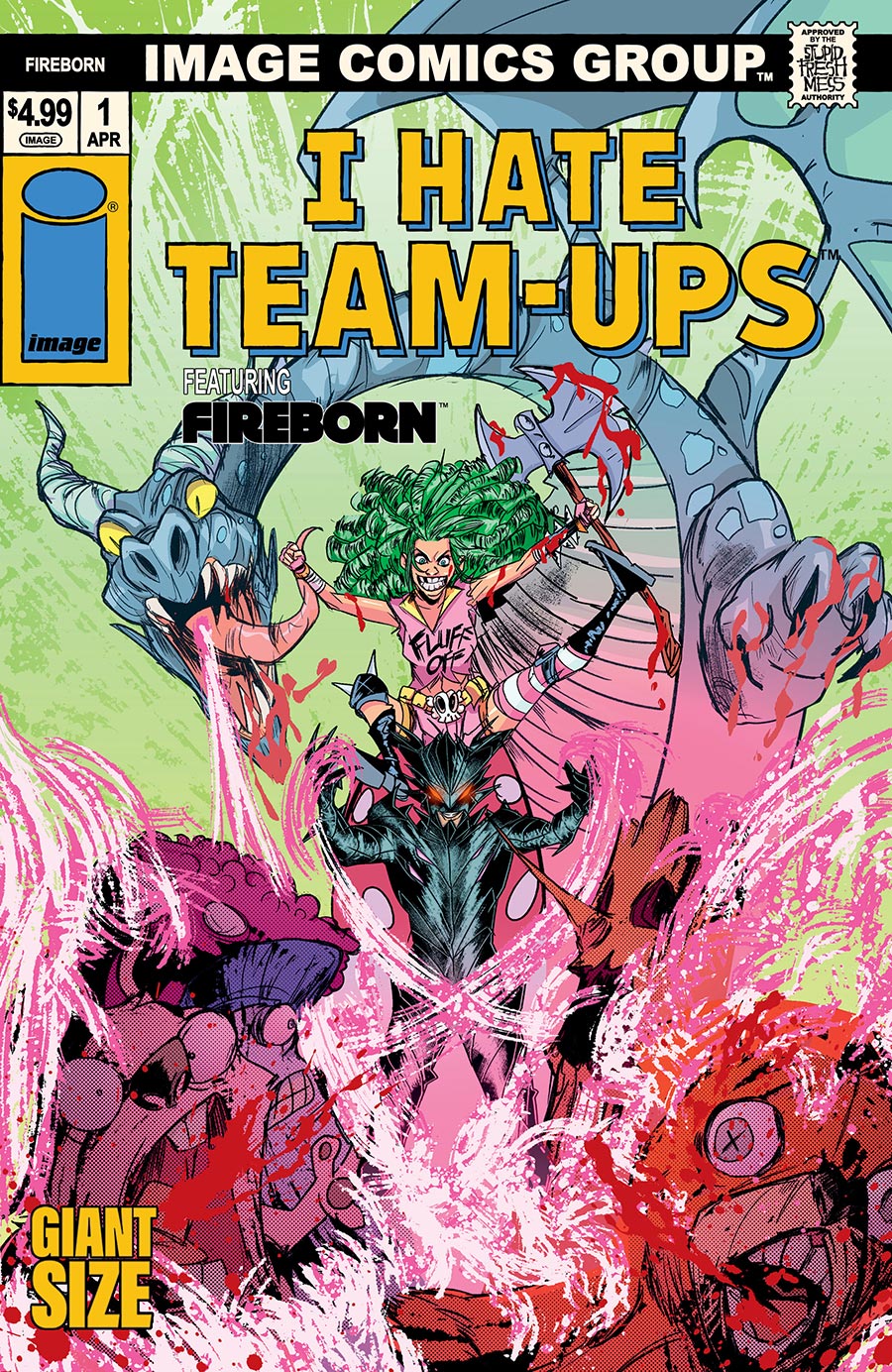 Fireborn #1 Cover N Variant Patrick Mulholland I Hate Fairyland Team-Up Cover (From The World Of Lost Fantasy)
