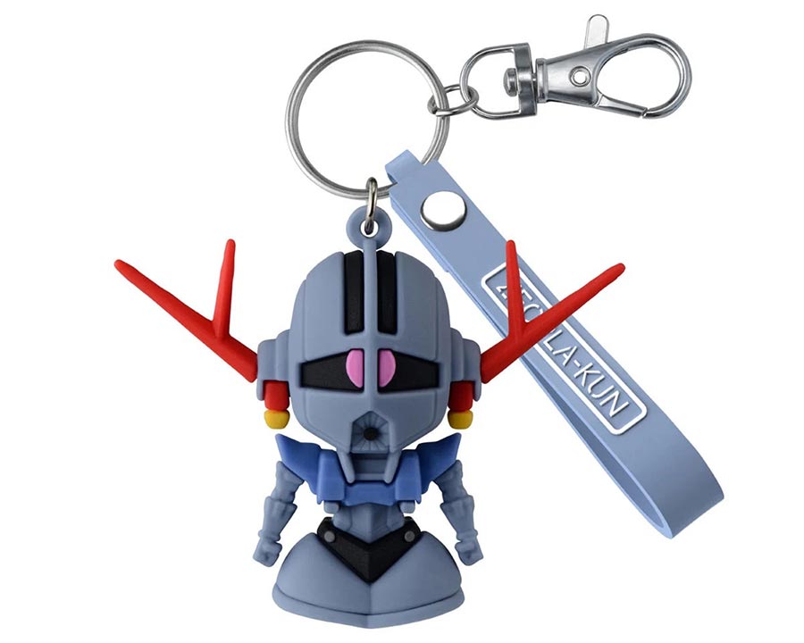 Gundam 3D Rubber Mascot Keychain - Box Of 12 - Zeopla-Kun