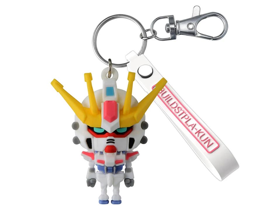 Gundam 3D Rubber Mascot Keychain - Buildstpla-Kun