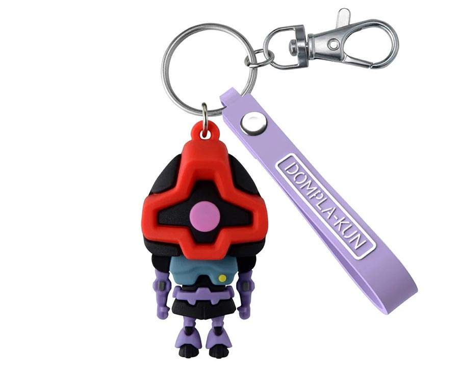 Gundam 3D Rubber Mascot Keychain - Dompla-Kun