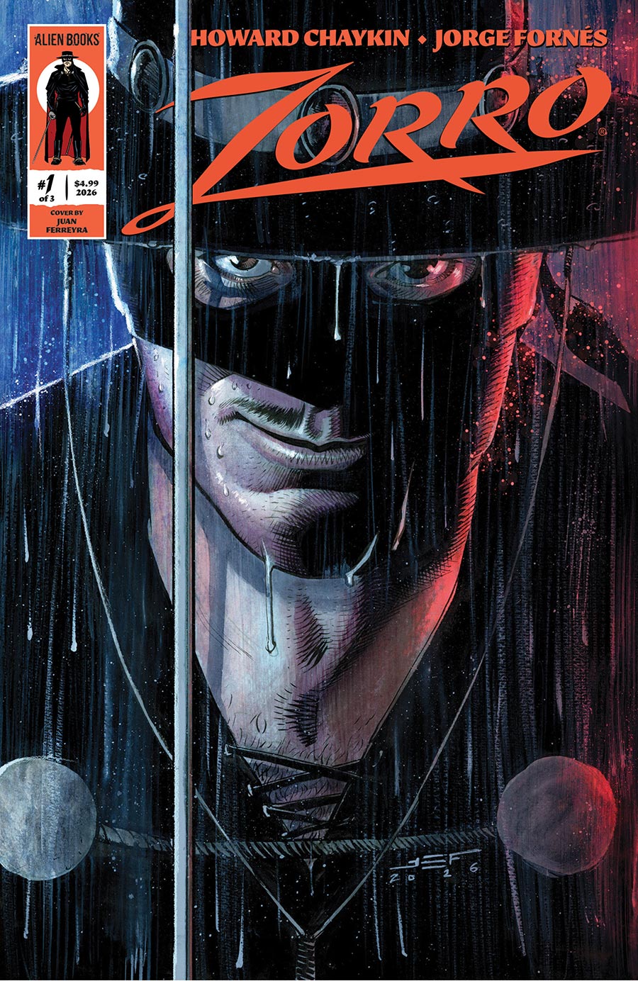 Zorro Vol 7 #1 Cover C Variant Juan Ferreyra Cover