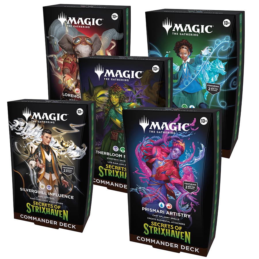 Magic The Gathering Secrets Of Strixhaven Commander Deck (Filled Randomly)