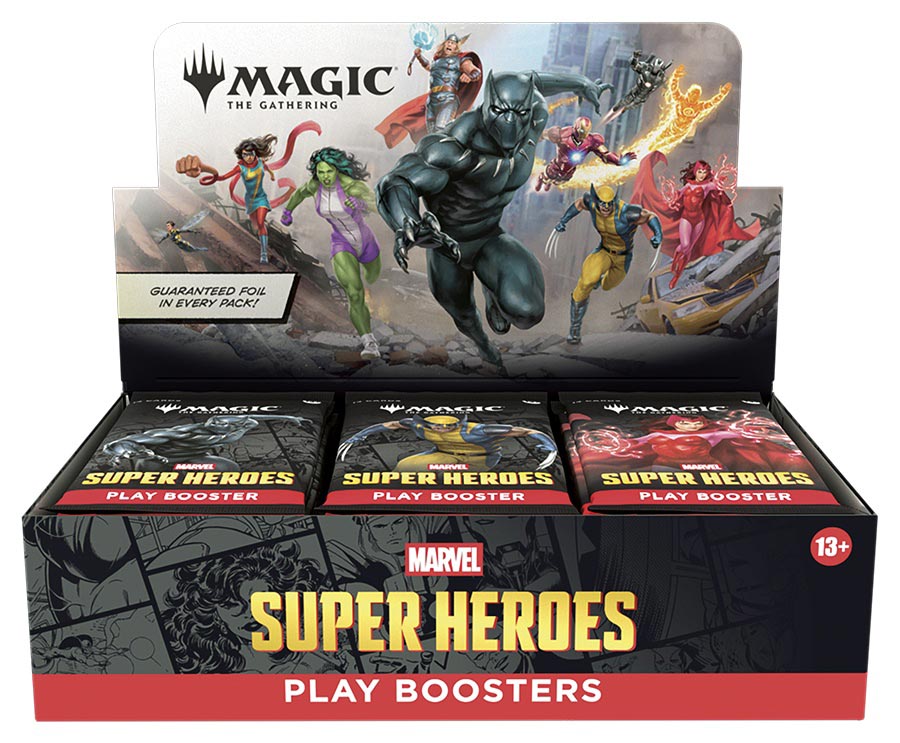 Magic The Gathering Marvel Super Heroes Play Booster Box (30-Count)