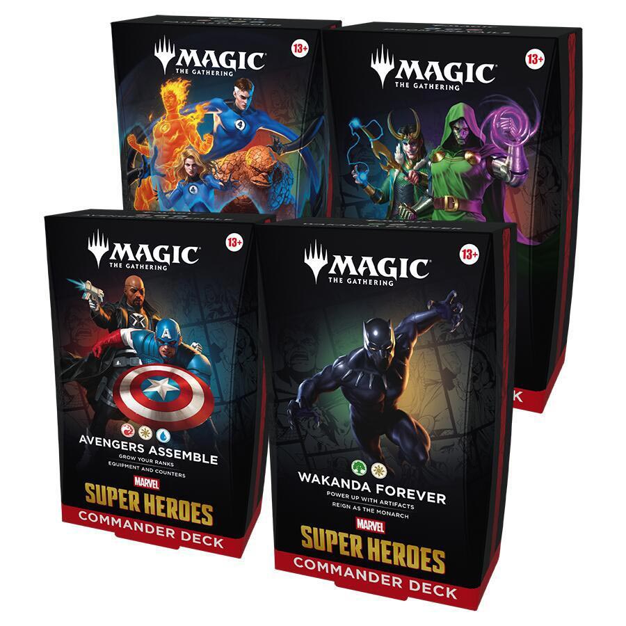Magic The Gathering Marvel Super Heroes Commander Deck (Filled Randomly)