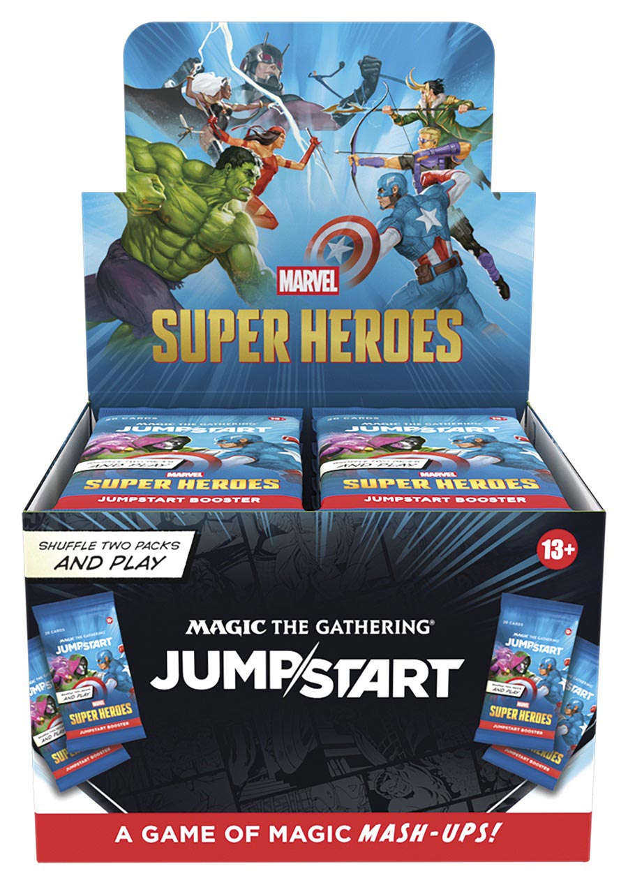 Magic The Gathering Marvel Super Heroes Jumpstart Display (24-Count)