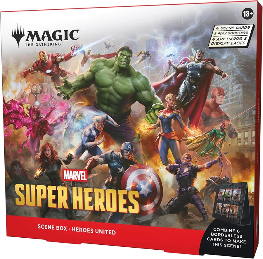 Magic The Gathering Marvel Super Heroes Scene Box Display (Filled Randomly)