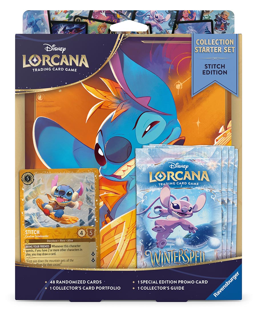 Disney Lorcana Winterspell Collection Starter Set Stitch Edition