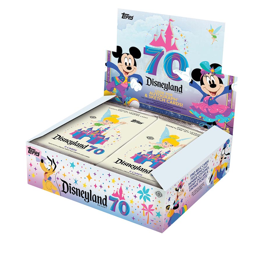 Topps 2025 Disneyland 70th Anniversary Hobby Box (12-Count)