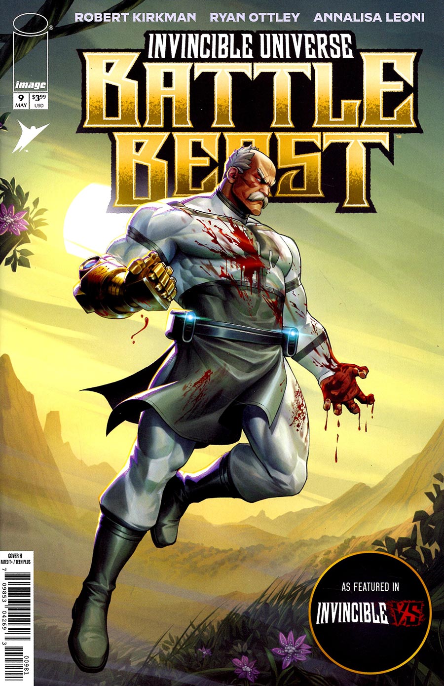 Invincible Universe Battle Beast #9 Cover H Variant Dan Eder VS Cover (Limit 1 Per Customer)