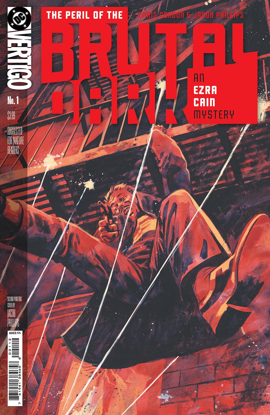 The Peril Of The Brutal Dark An Ezra Cain Mystery #1 Cover G 2nd Ptg A Jacob Phillips Logo Color Variant Cover