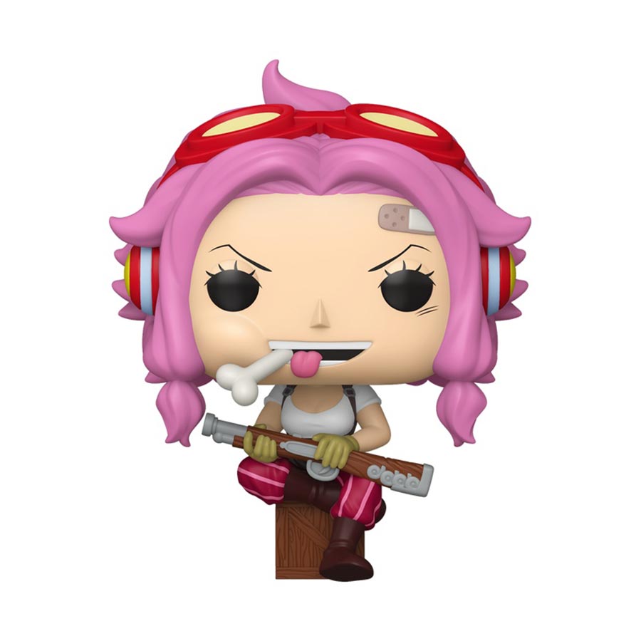POP Animation One Piece Ginny With Rifle Vinyl Figure