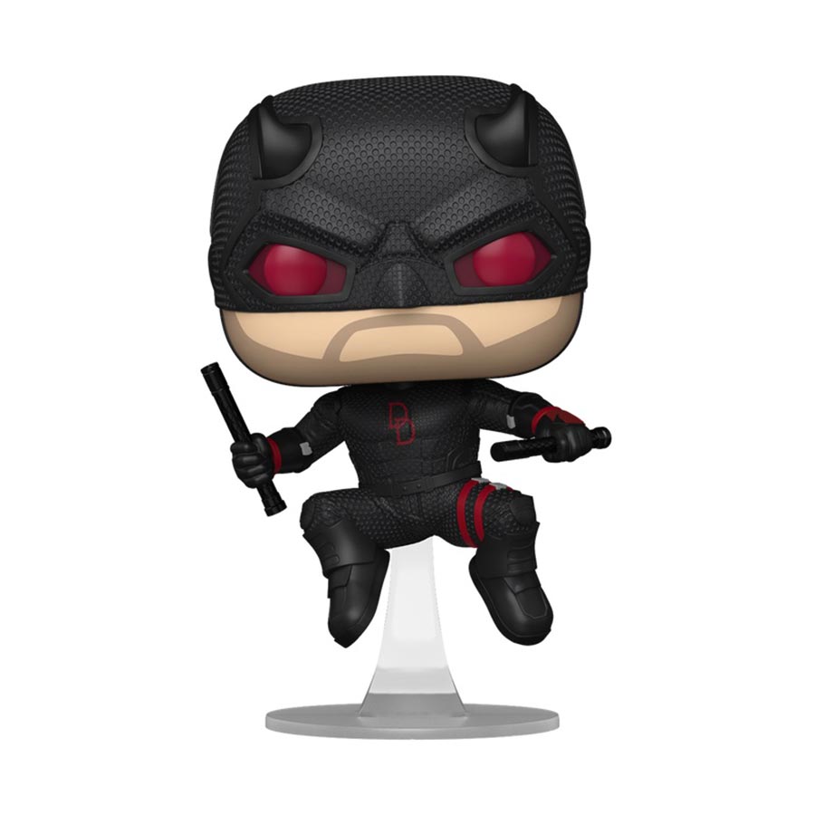 POP Marvel Daredevil Born Again Daredevil Black Suit Vinyl Bobble Head